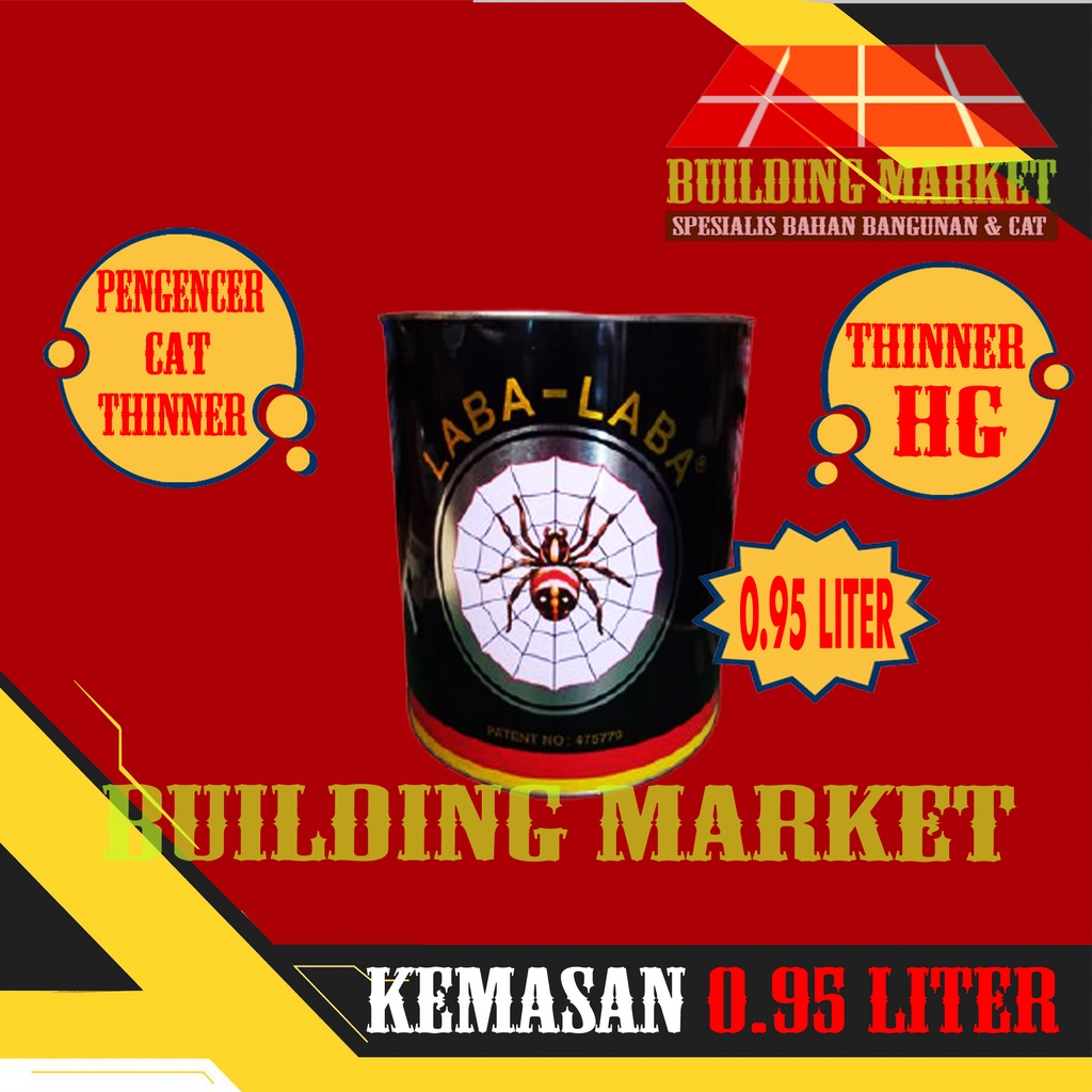 PENGENCER CAT BESI KAYU DUCO TINER THINER THINNER LABA LABA HG 0.95 LITER