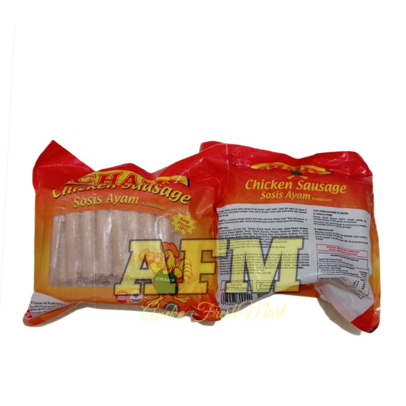 

CHAMP SOSIS AYAM 1KG ISI 40PCS CHICKEN SAUSAGE SOSI AYAM