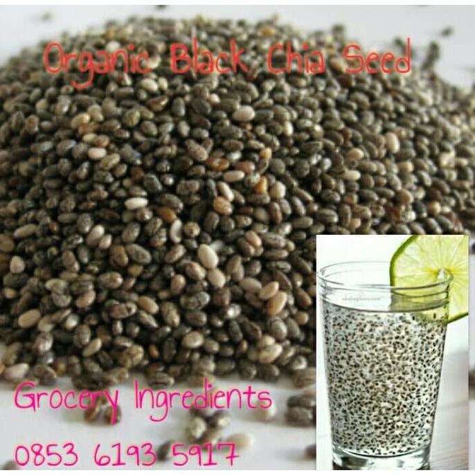 

Organic Black Chia Seed 500 gram / Chia Seed Organic Black