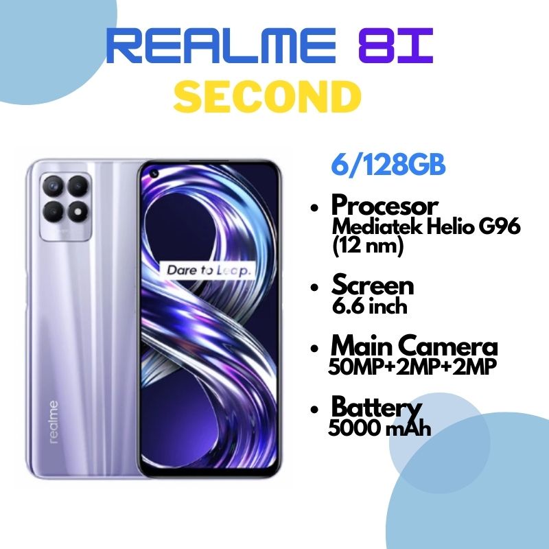 Realme 8i Second 6GB/128GB Space Purple