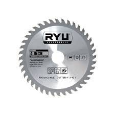 RYU Multi cutter mata gergaji putar 4 inch x 40T Pemotong Pvc Alumunium Fiber Kayu Multicutter 4&quot;