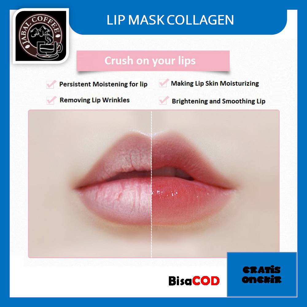 Masker Bibir Collagen Lips Mask / Bioaqua Collagen Lip Mask / Masker Bibir Lip Care 029