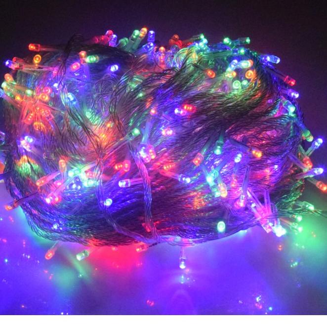 [KODE BARANG LLS97] Lampu Natal LED 10m allcolour / Lampu Hias Tumblr Light Rainbow Lamp / Lampu kab