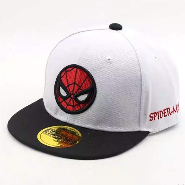[KODE E6EWN] Topi Baseball Anak Laki Laki Peremuan Unisex Spiderman Pelindung Matahari Marvel