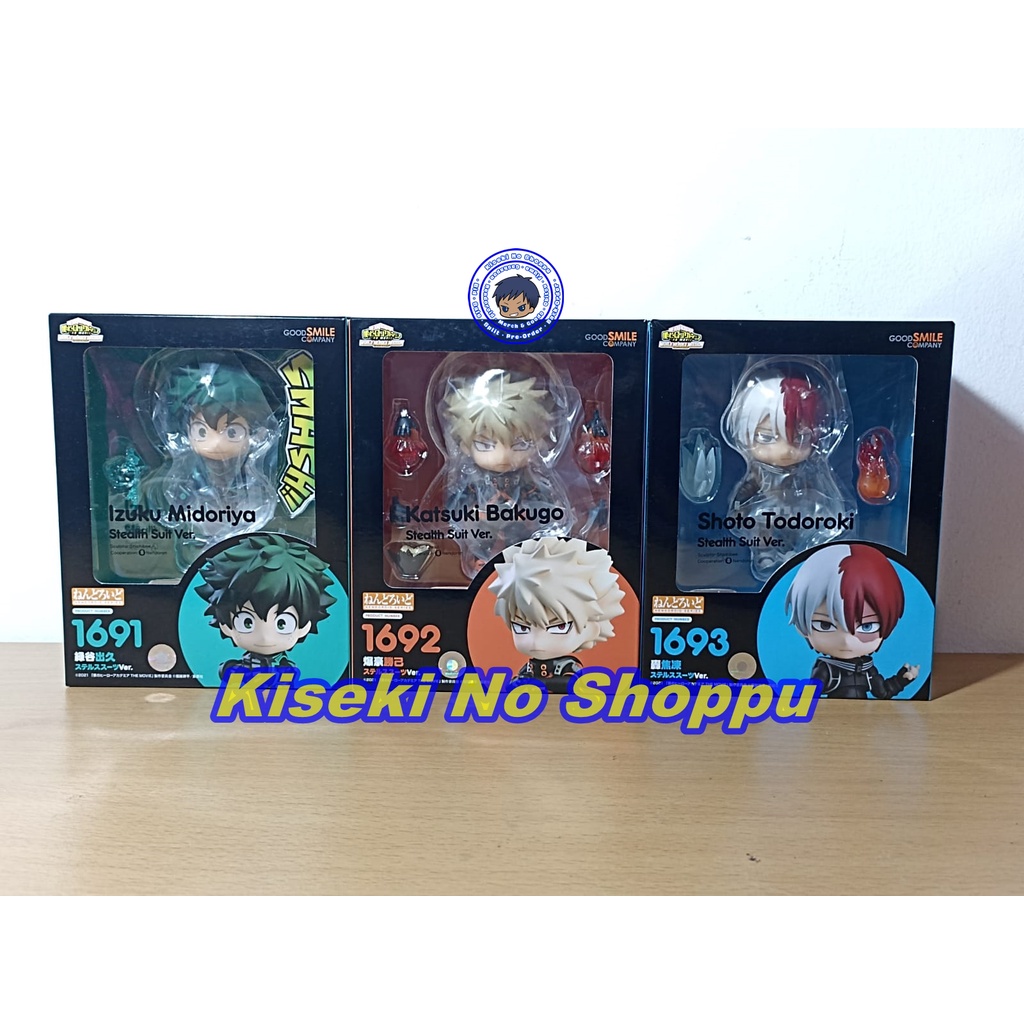 Nendoroid Midoriya + Bakugo + Shoto : Stealth Suit Ver. (BNHA) [Set]