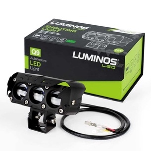 LAMPU TEMBAK LUMINOSLED MINI PROJECTOR SQL 3 MATA Q9 LASER HI LOW 37W