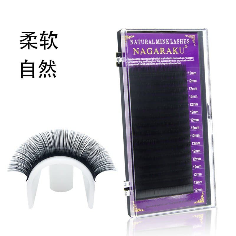 Love Fashion - Nagaraku Lentik D Mink Lashes Premium Eyelash Extention Sambung Bulumata 1 Kotak 1 Size