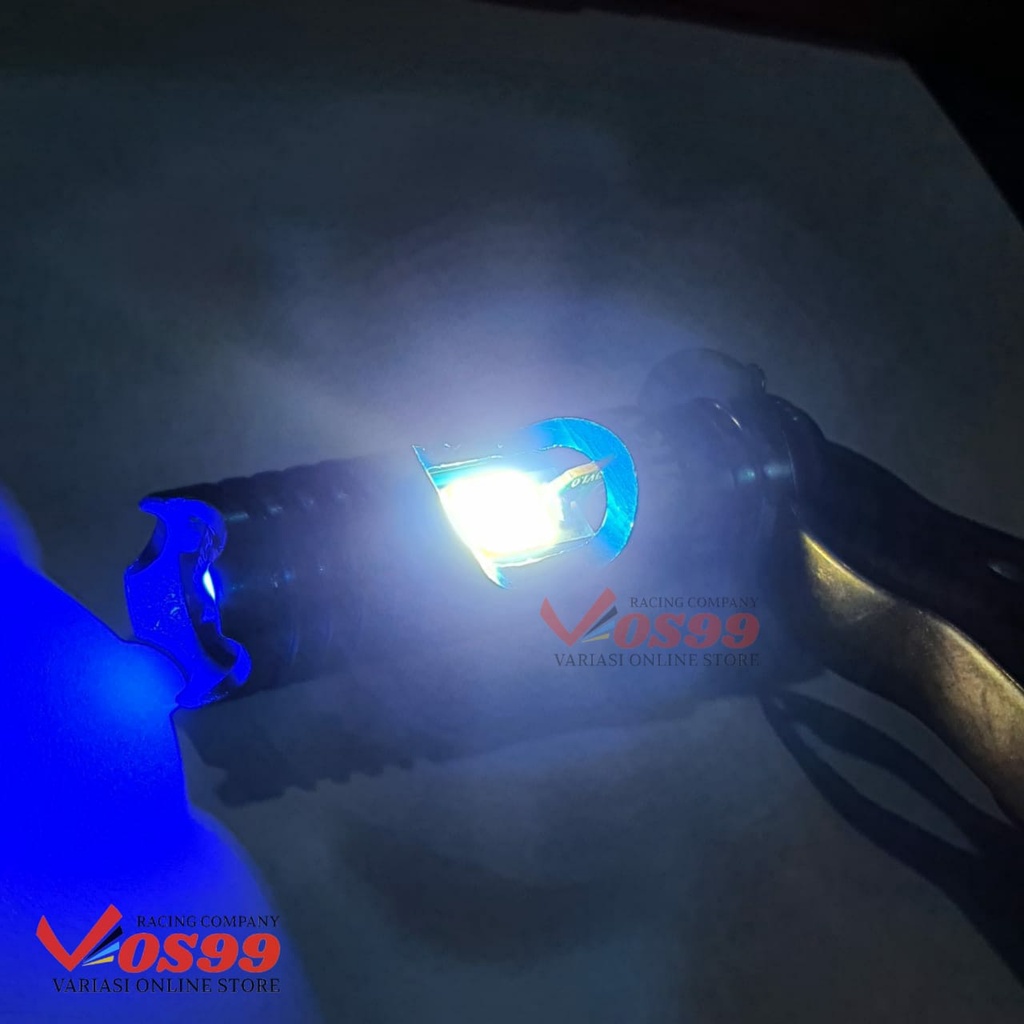 LAMPU LED DEPAN H6 M11G PUTIH SENJA BIRU MOTOR BEBEK MATIC