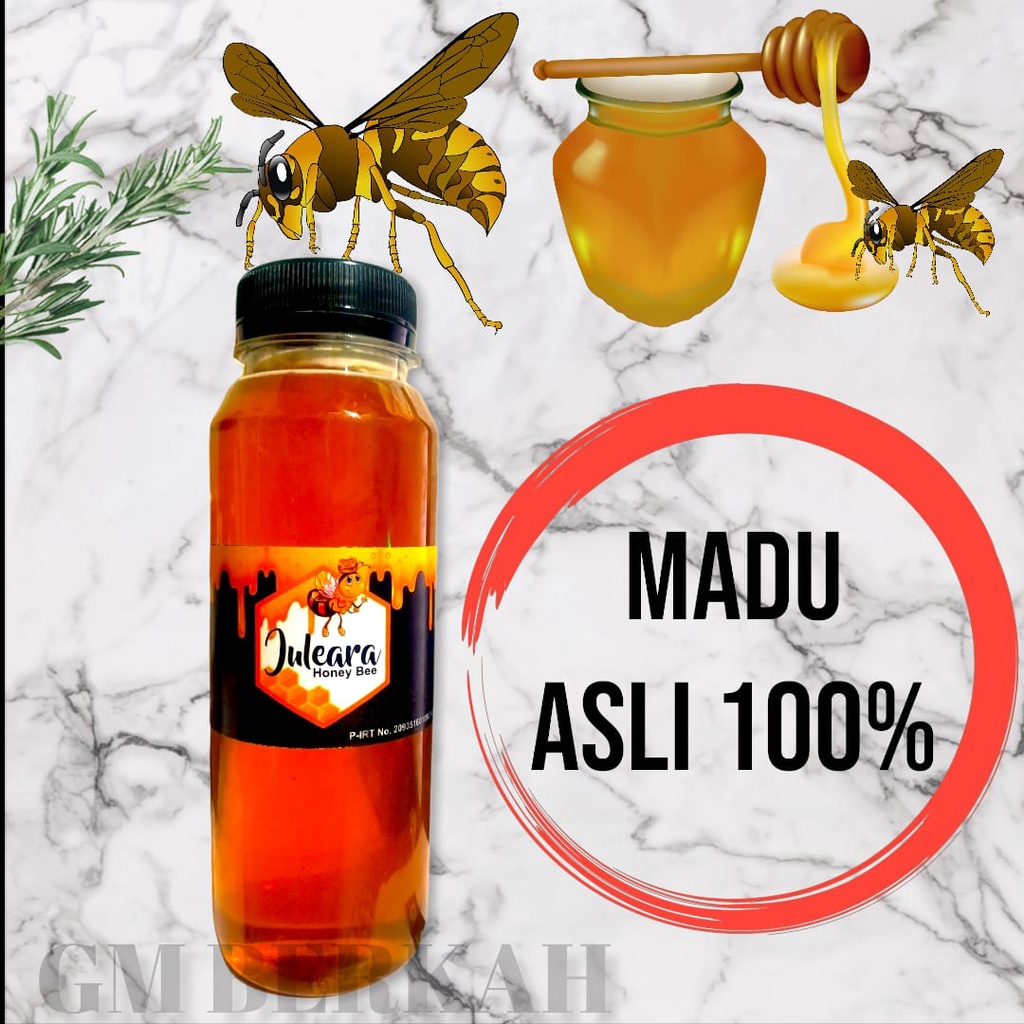 Madu Murni Asli lebah Grade A Variant Nektar 100% Alami Pure Natural Raw Honey Minuman Kesehatan Bukan Madu gula Madu Kejantanan manjur