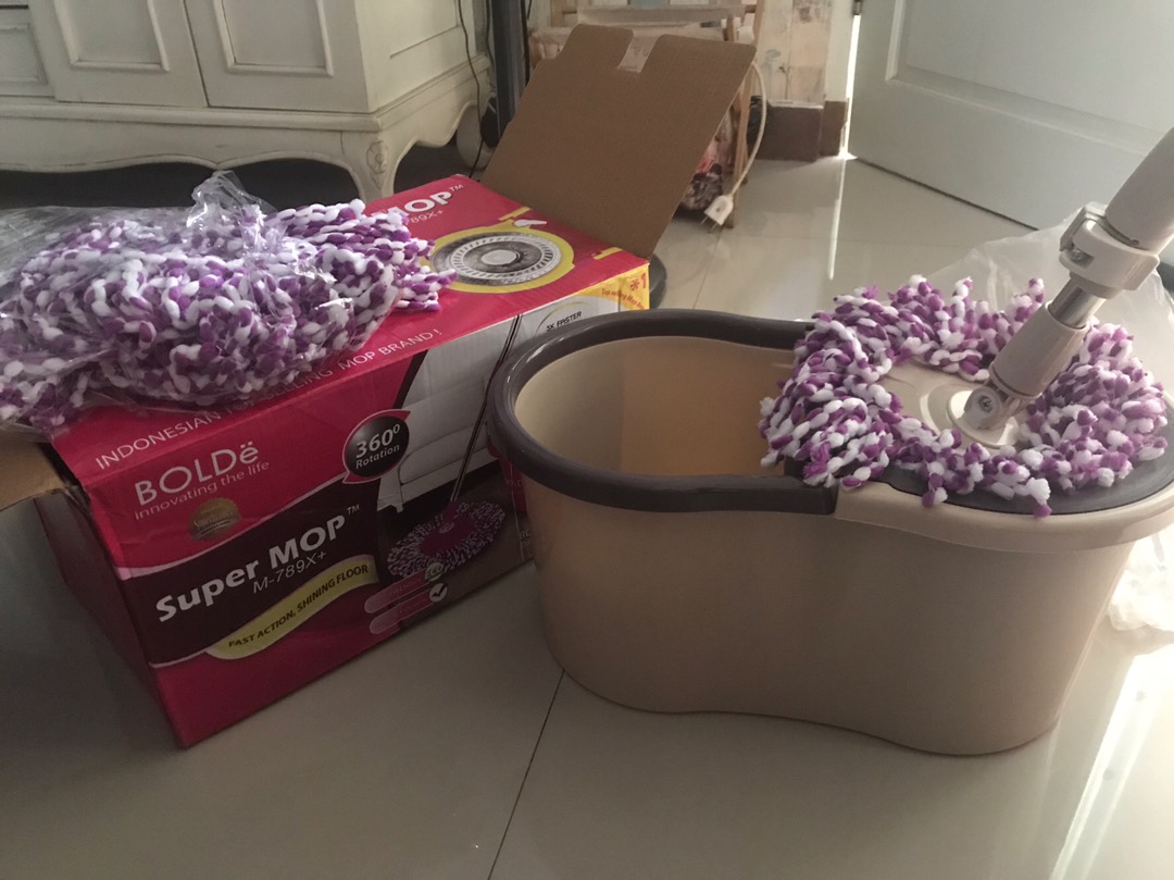 Bolde Alat Pel Super Mop Type M-789x+ Modern  Wonder Mop Pel Putar Otomatis