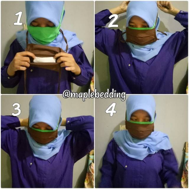 [READY STOCK] MASKER KAIN DENGAN FILTER UDARA