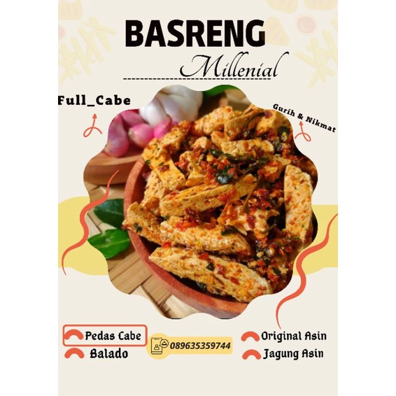 

Basreng EXTRA PEDAS(Cabe Rawit)