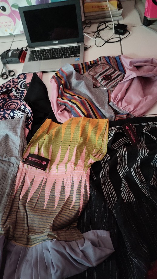 Atasan Batik Mix  Tenun Lurik