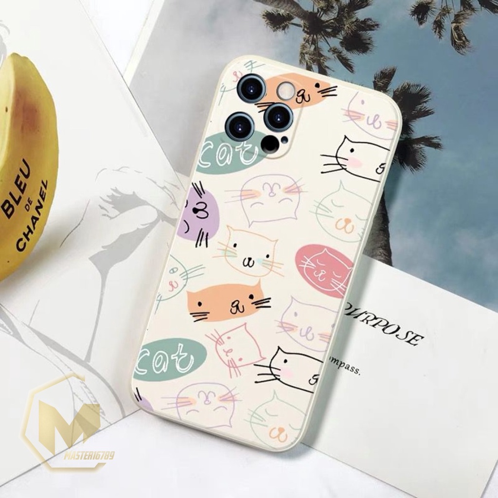 SS109 SOFTCASE MOTIF CUTE CAT OPPO A3S A1K A5S A7 A12 F9 A11K A15 A15S A16 A16S  A17 A17K A52 A92 A53 A33 A54 A55 A71 A74 A95 A76 A36 A96 A9 A5 2020 MA3494