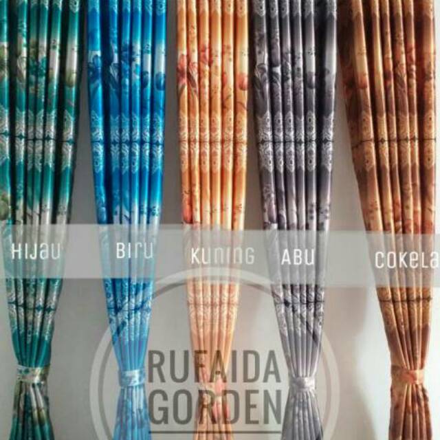 Gorden gordyn kordeng korden smokering blackout L 50 cm T Gorden gordyn kordeng korden smokering blackout L 50 cm T