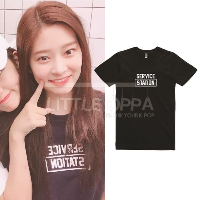 LOP577 KAOS TSHIRT KPOP IZONE MINJOO SERVICE STATION PREMIUM COTTON