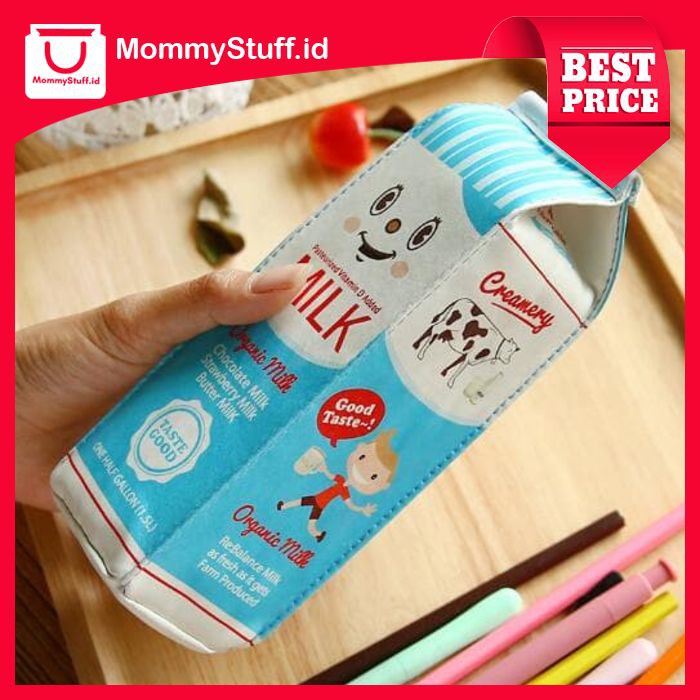 

MOS417 Kotak Pensil Bentuk Kotak Susu / milk tempat alat tulis tempat pensil