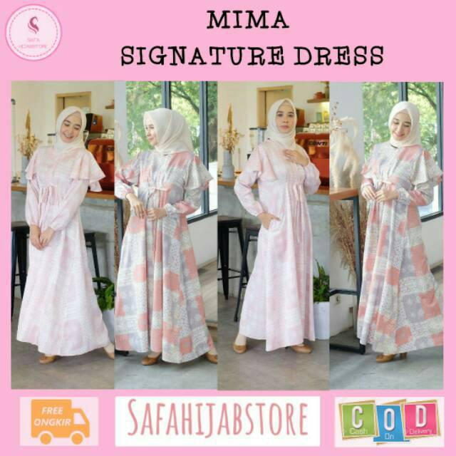 (BISA COD) MIMA SIGNATURE DRESS