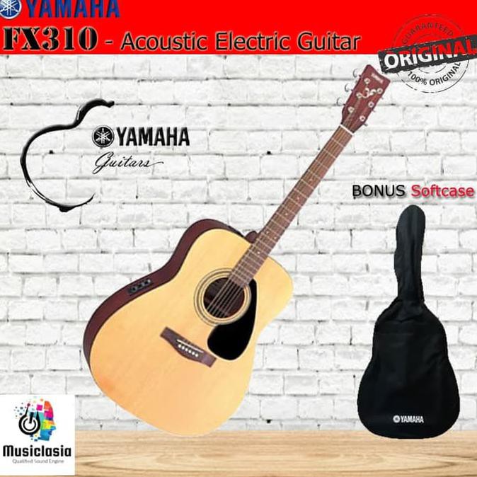 Gitar Elektro Akustik Yamaha Fx310 Original- Electro Acoustic Guitar