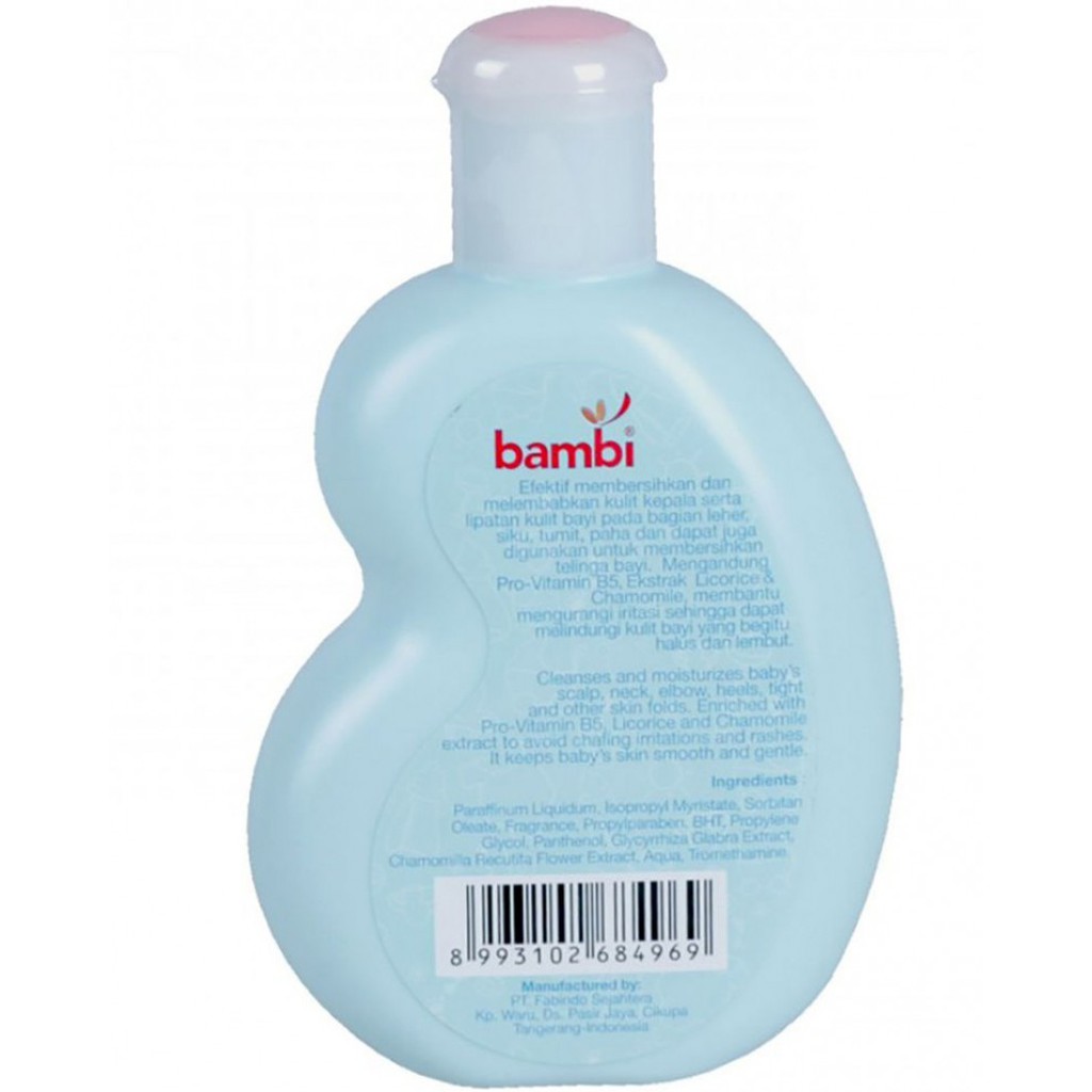 BAMBI Baby Oil 100ml | Minyak Pijat Bayi