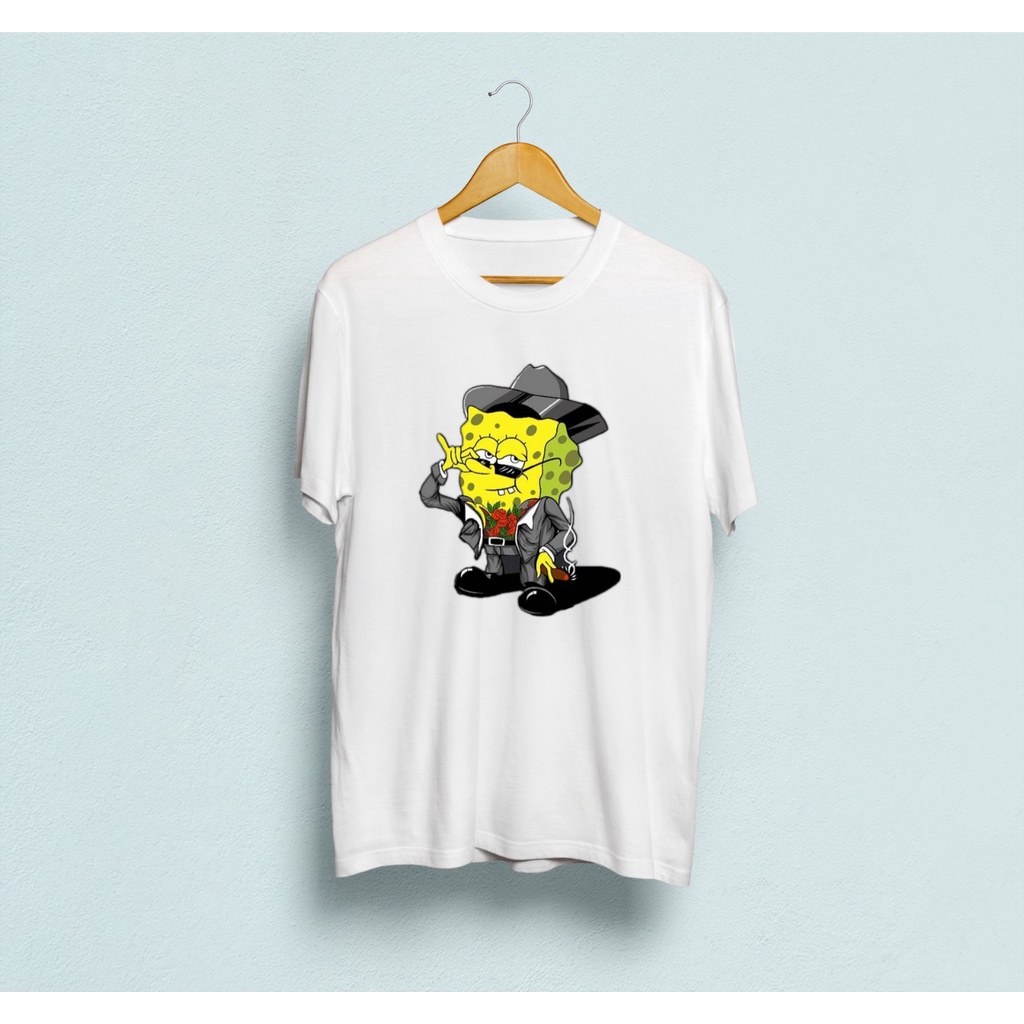 Kaos murah Kaos distro murah baju  distro pria t-shirt murah combed30s ds sponbob