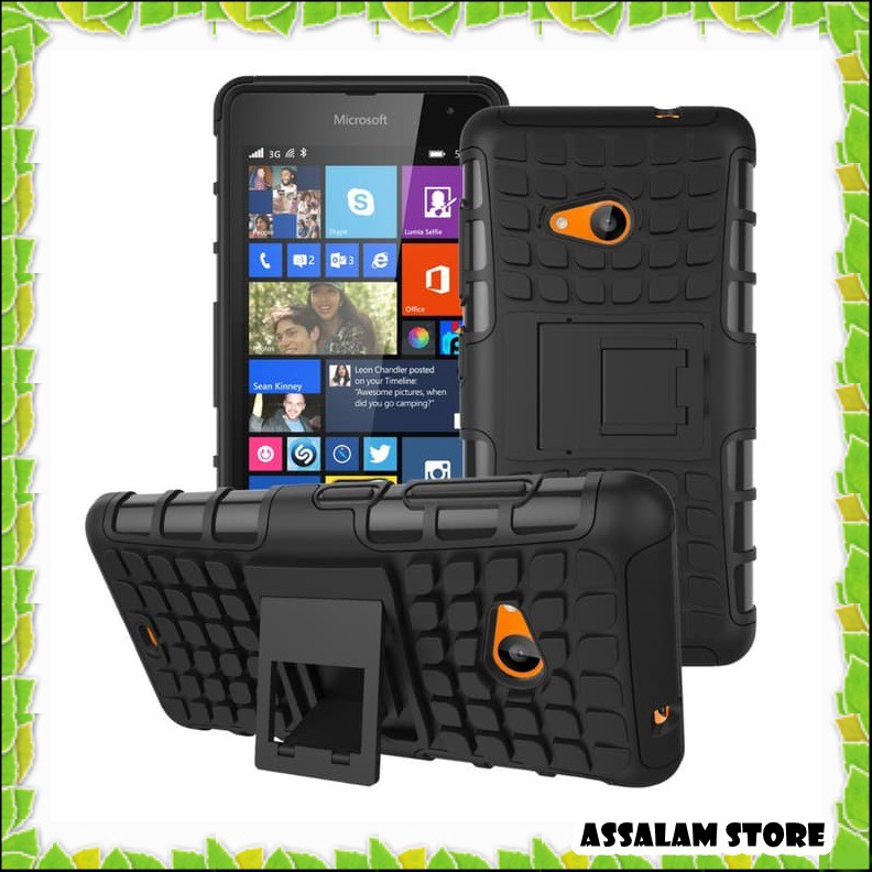 CASING HP CASE RUGGED ARMOR NOKIA MICROSOFT LUMIA 430 535 730 735 COVER HP AKSESORIS HP