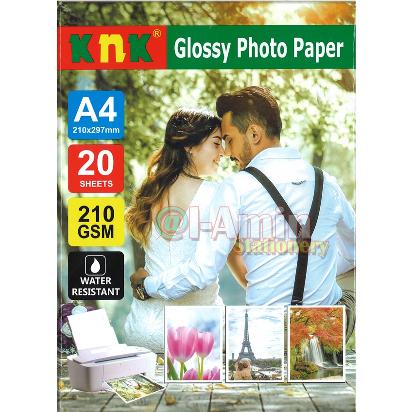 

Kertas Foto Glossy / Glossy Paper 210gsm KNK Original