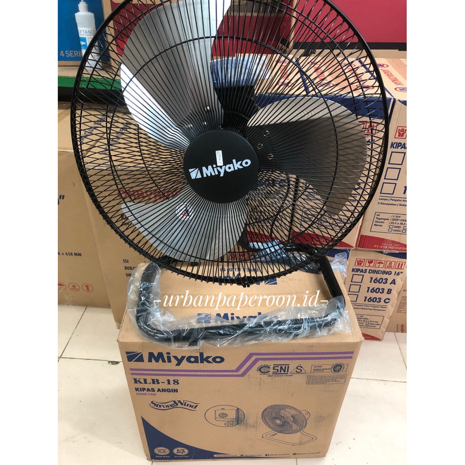 Kipas Lantai/Floor Fan Miyako KLB 18 Aluminium 18 Inch