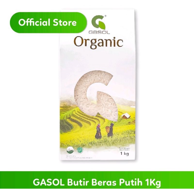 GASOL Beras Putih &amp; Organik Merah 1Kg