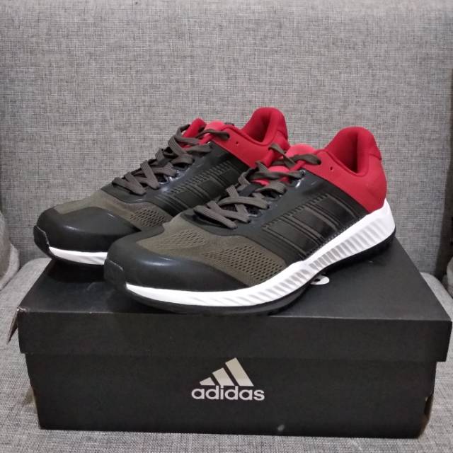 Sepatu Running Training Adidas ZG M Bounce Merah Hijau BA8141 Original Murah