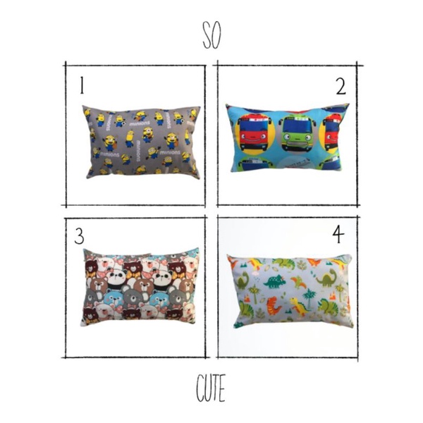 Bantal Mini Imut dan Guling karakter Buat Anak 35x55