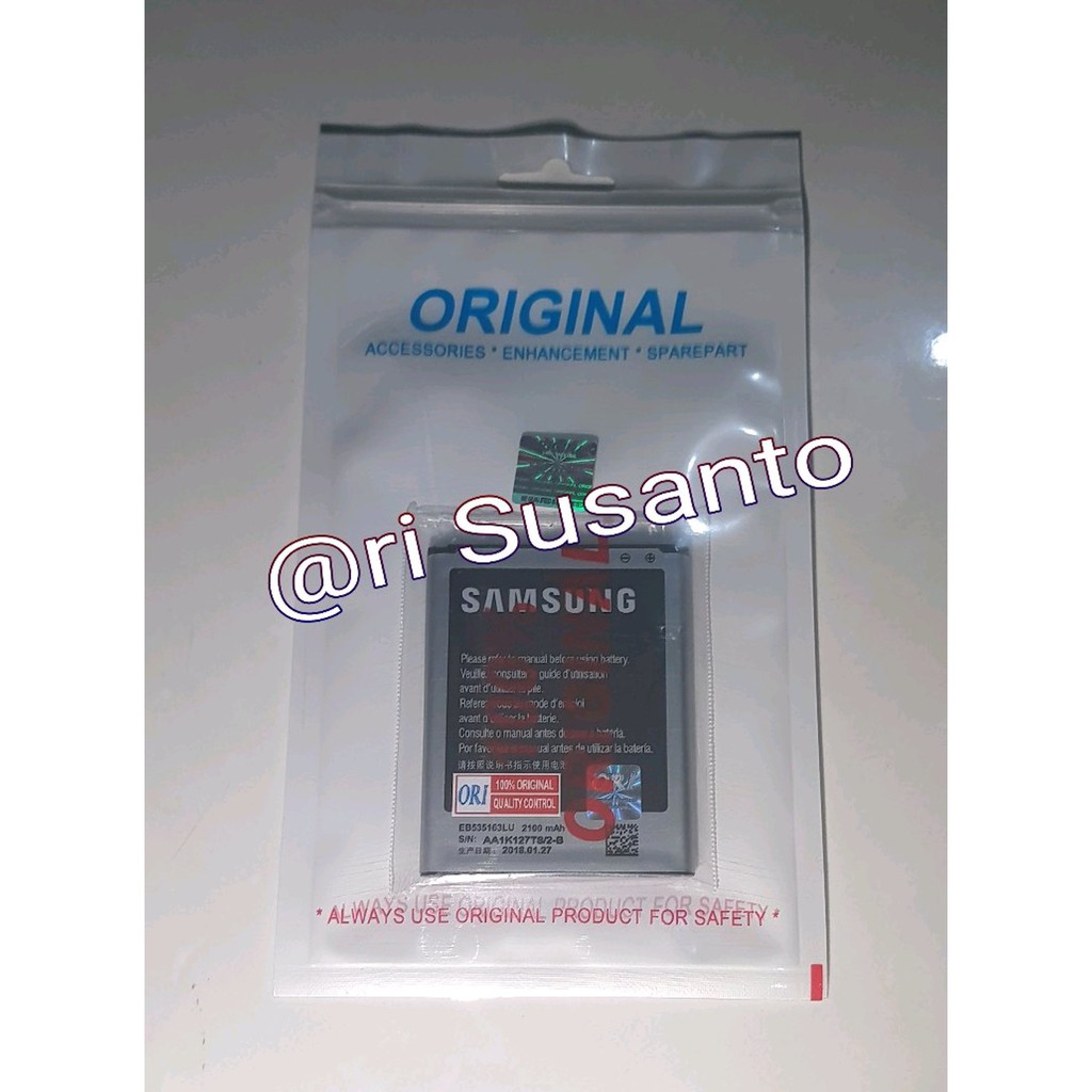 Baterai Samsung Galaxy Grand Duos i9082 Original Asli Samsung