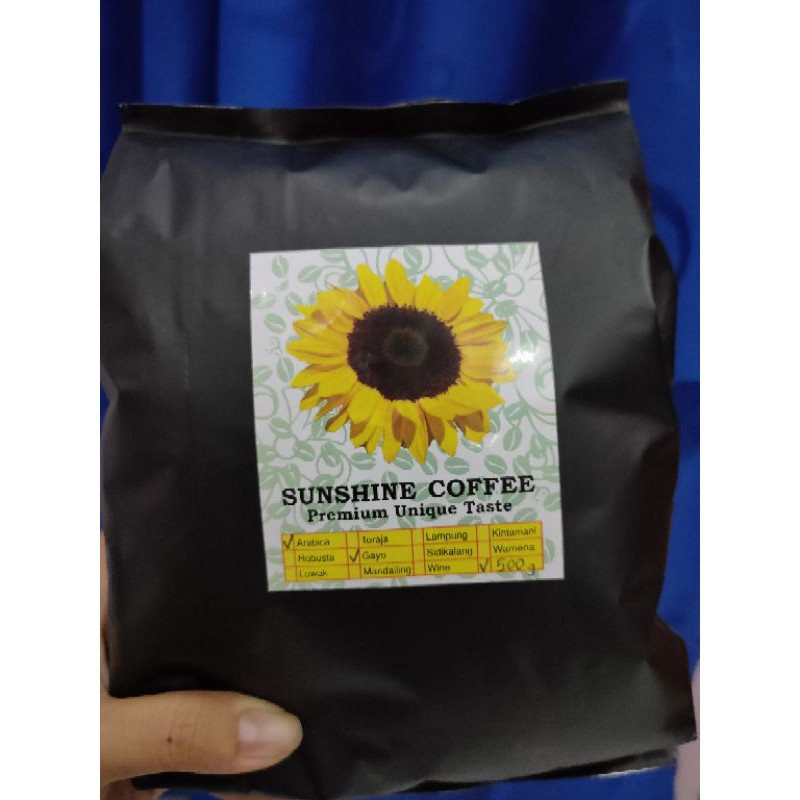 

Arabica Gayo Sunshine Coffee Premium Grade Export Quality Kopi Biji Berat Kopi Asam Kopi Harum