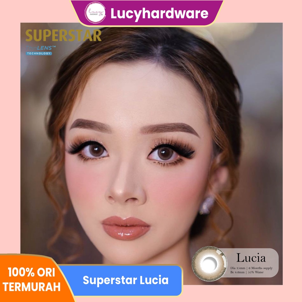 Superstar Lucia softlens warna bulanan