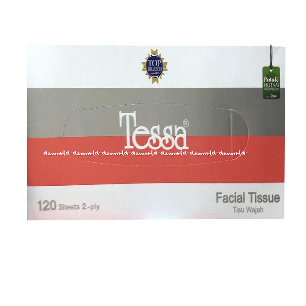 Tessa Facial Tissue 120 Sheet Tissu Kemasan Box Kotak Tesa