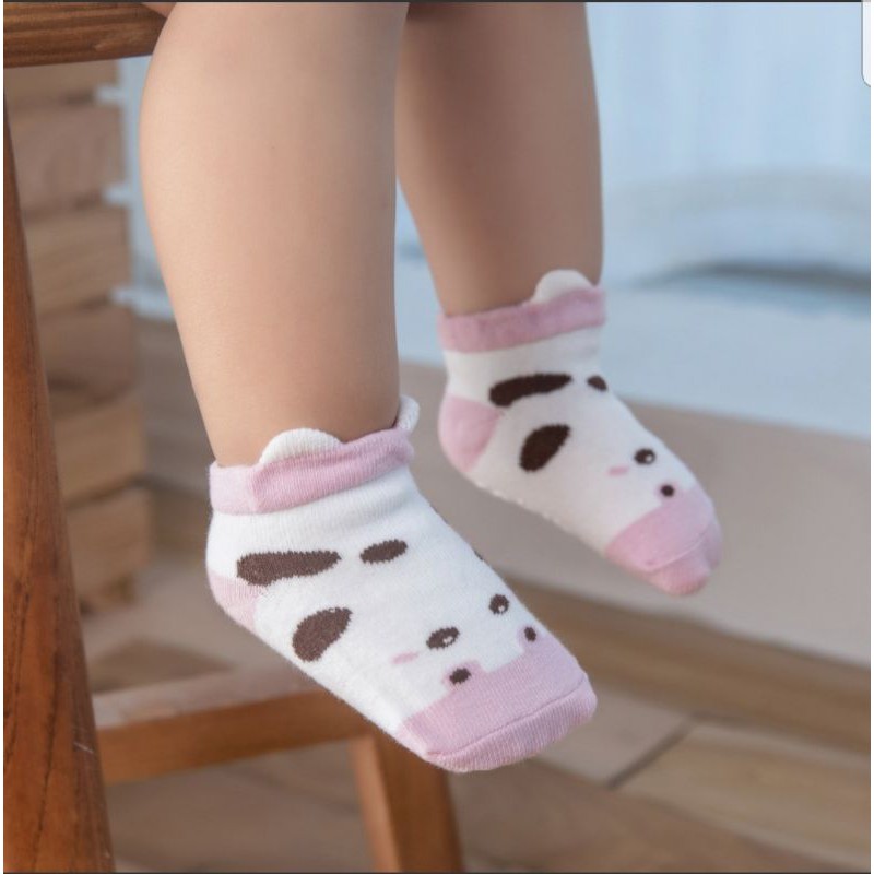 1234OS - KAOS KAKI SEPATU BAYI MOTIF ANIMALS NEW BAHAN KATUN BREATHABLE NYAMAN DI PAKAI IMPORT.