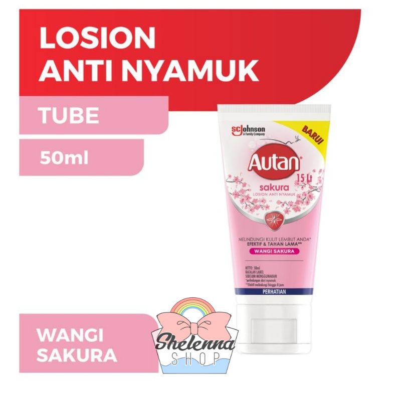 Autan Tube Anti Nyamuk Sakura / Lavender all night - 50ml