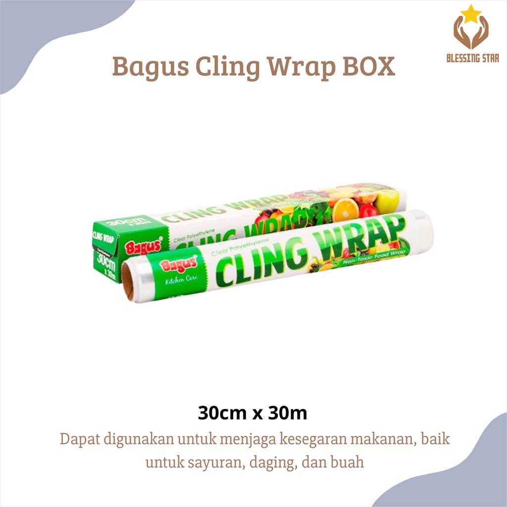 Bagus Cling Wrap 30cm x  30M plastik serbaguna