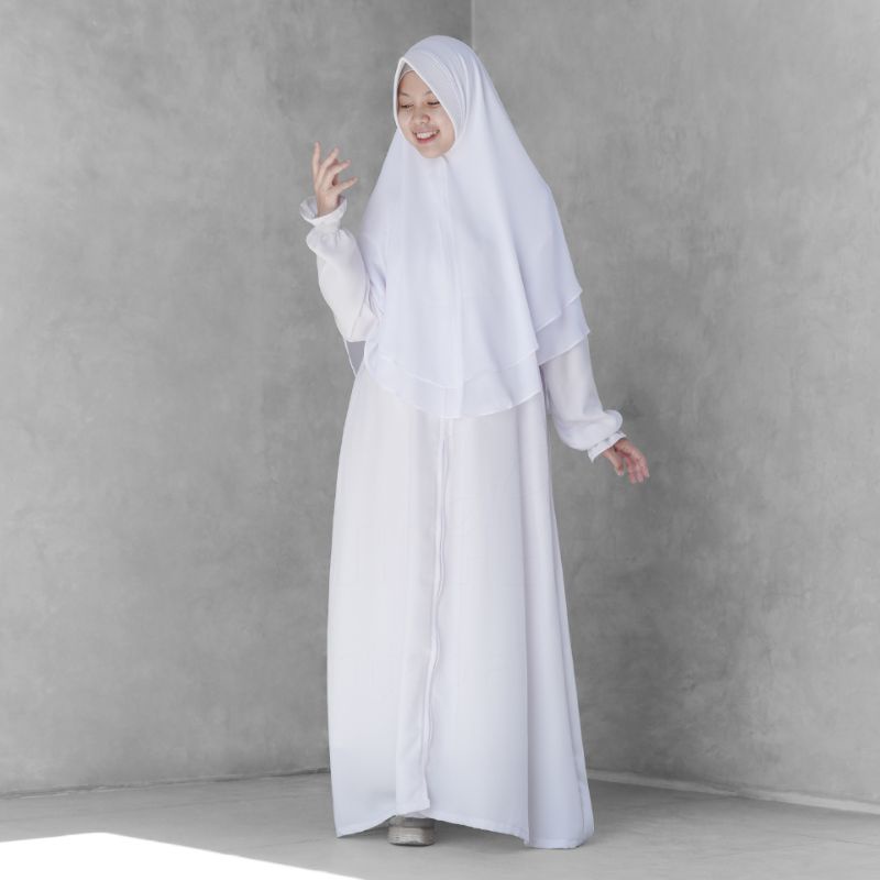 Gamis Abaya Zipper BY HIJAB ALILA DRESS ABAYA POLOS