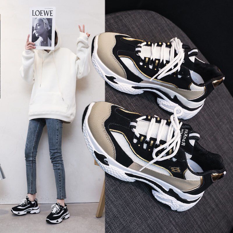 [ PAKAI DUS SEPATU ] IDEALIFESHOES SEPATU SNEAKERS WANITA KOREA IMPORT KEKINIAN 2022 SEPATU CEWEK PEREMPUAN