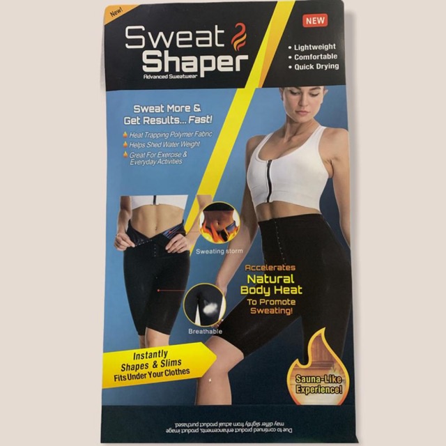 HB-854 sweat shaper celana legging / celana pembakar lemak / celana sauna / hot shaper wanita