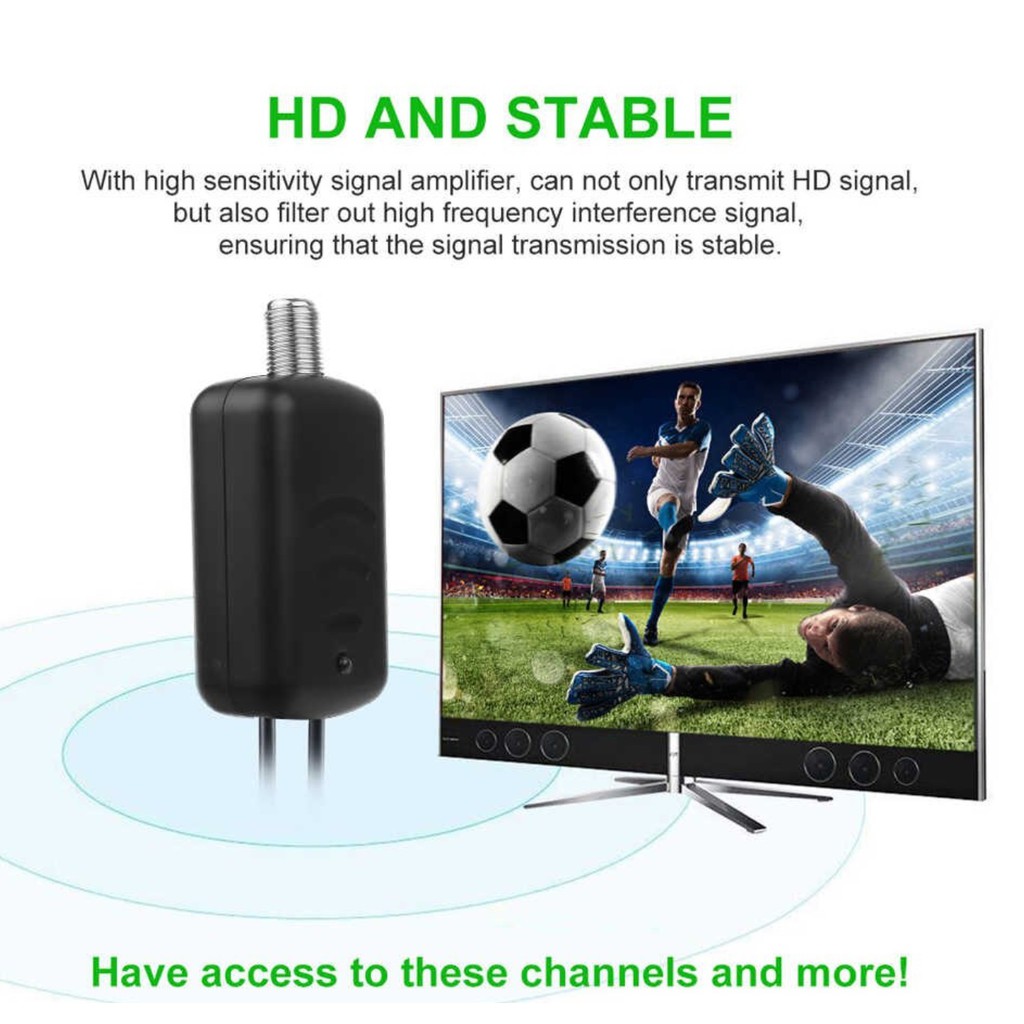 amplifier tv pengguat signal tv HDTV digital antena HDTV fox