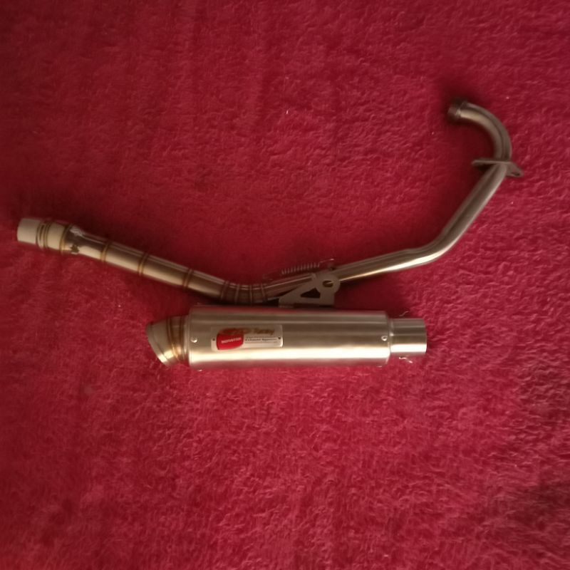 KNALPOT RACING CLD MONSTER LEHER DANGAK BUAT SATRIA FU SONIC JUPITER MX OLD NEW