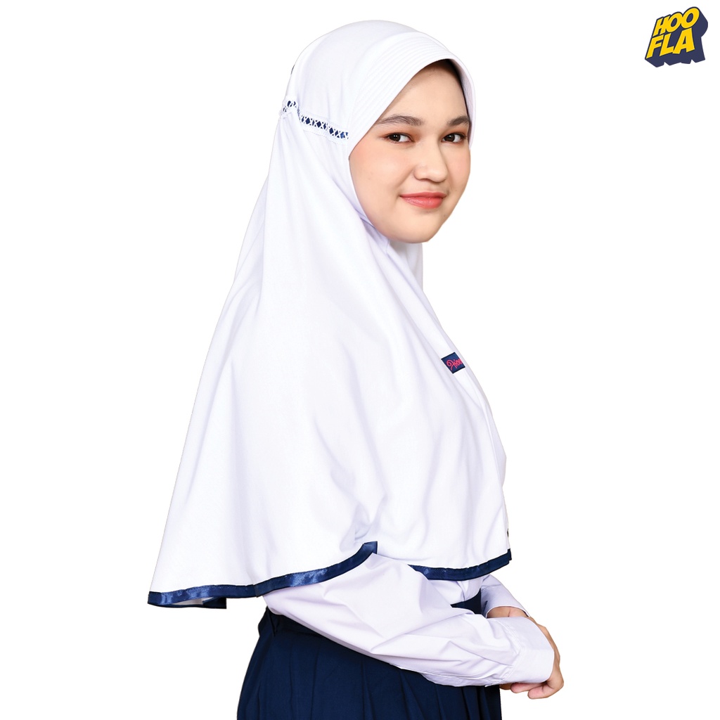 Jilbab Kerudung Anak Perempuan Sekolah SD SMP Instan Bergo Serut Kualitas Premium