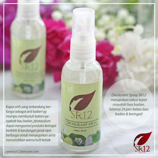 Deodorant Spray SR12 Skincare