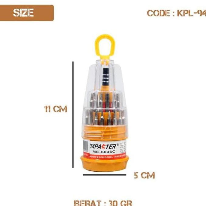 Cuci Gudang Obeng Set 31 In 1 Screwdriver Handphone Elektronik Hp