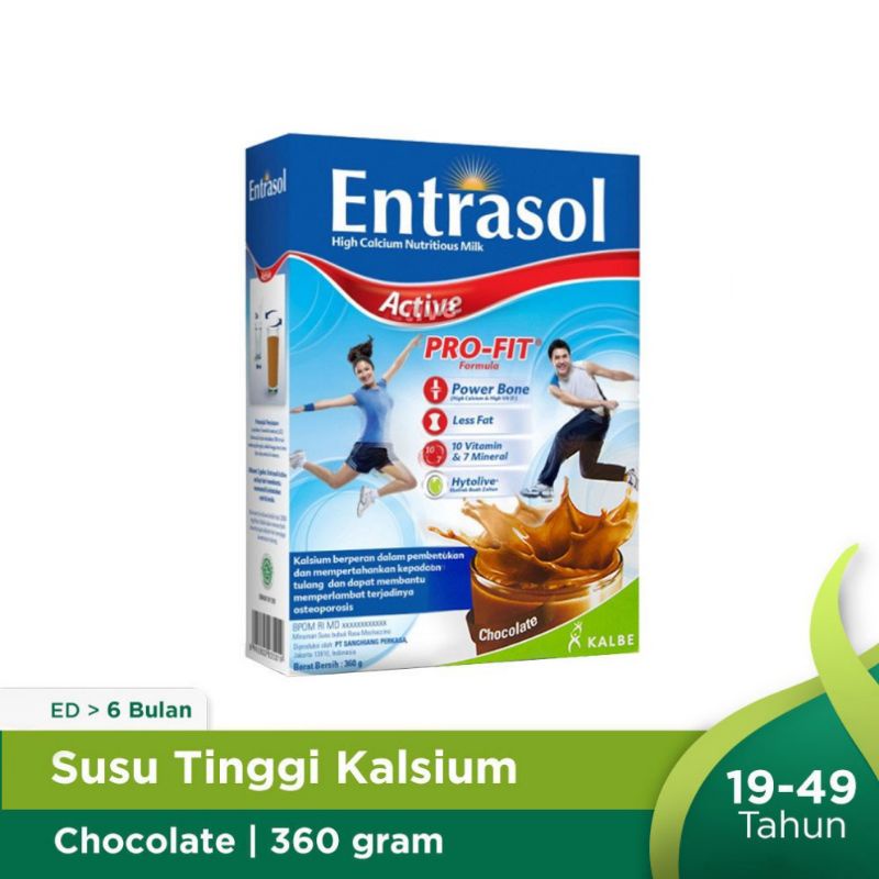 

Entrasol Active Coklat / Vanila / Mochaccino 340gr