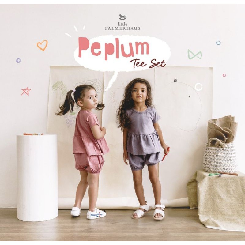 Peplum Set Setelan anak by Little Palmerhaus