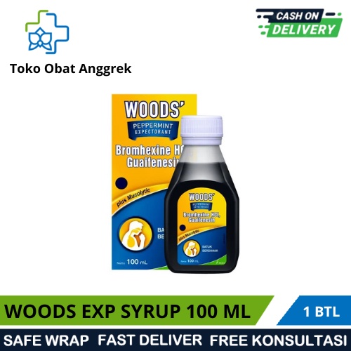 WOODS EXPEKTORAN SIRUP/100 ML/OBAT BATUK BERDAHAK