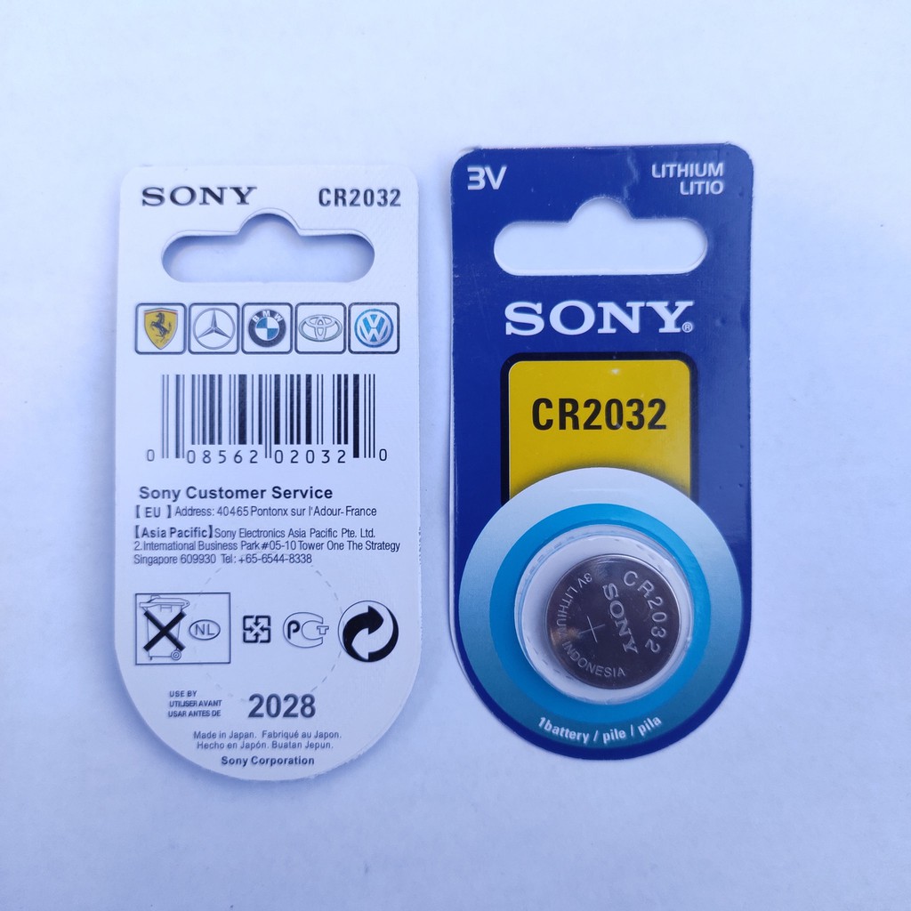 ORIGINAL BATTERY BATREI SONY CR 2032 SONY 2032 LITHIUM 3V.